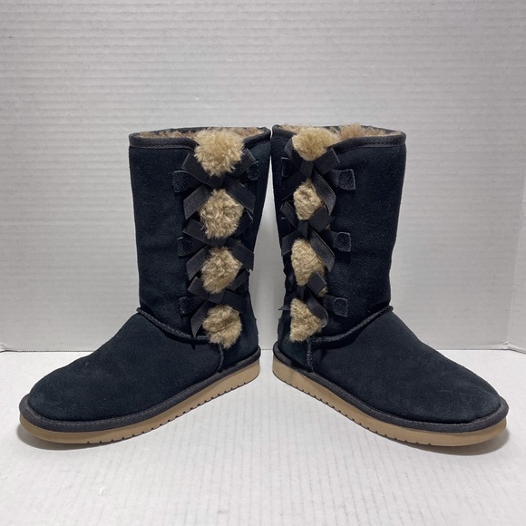 Koolaburra by UGG 1015875 Victoria Tall Suede Mid-Calf Boots - Picture 10 of 15